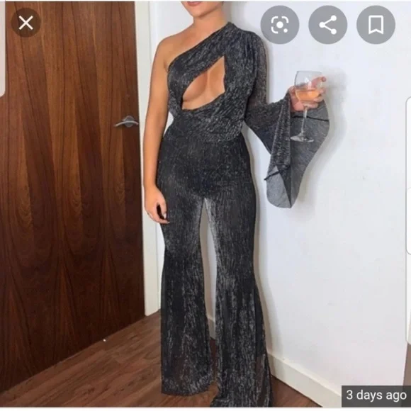 House of CB Glittery Yerina Jumpsuit - Picture 2 of 8